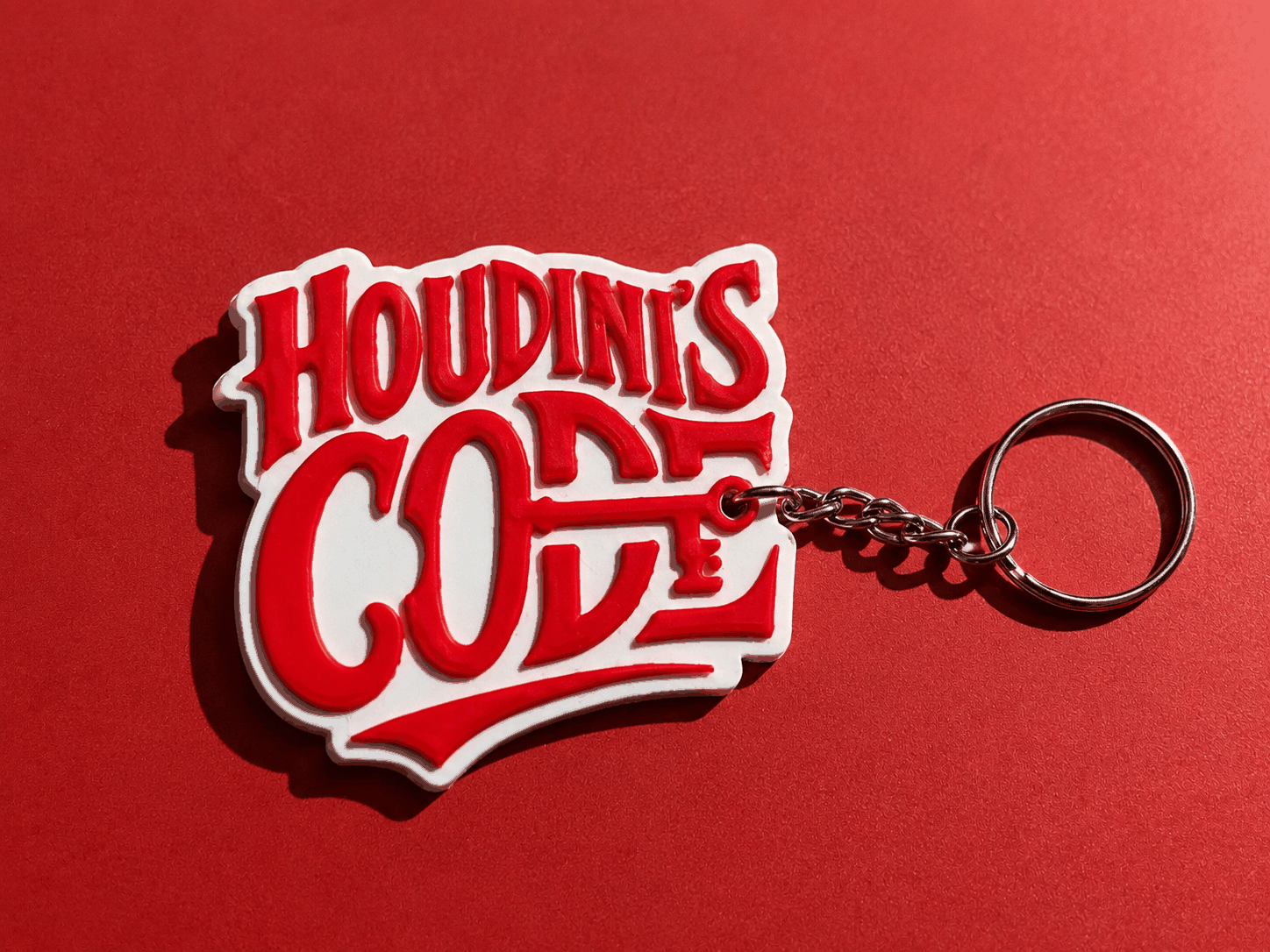 A custom Houdinis keychain.