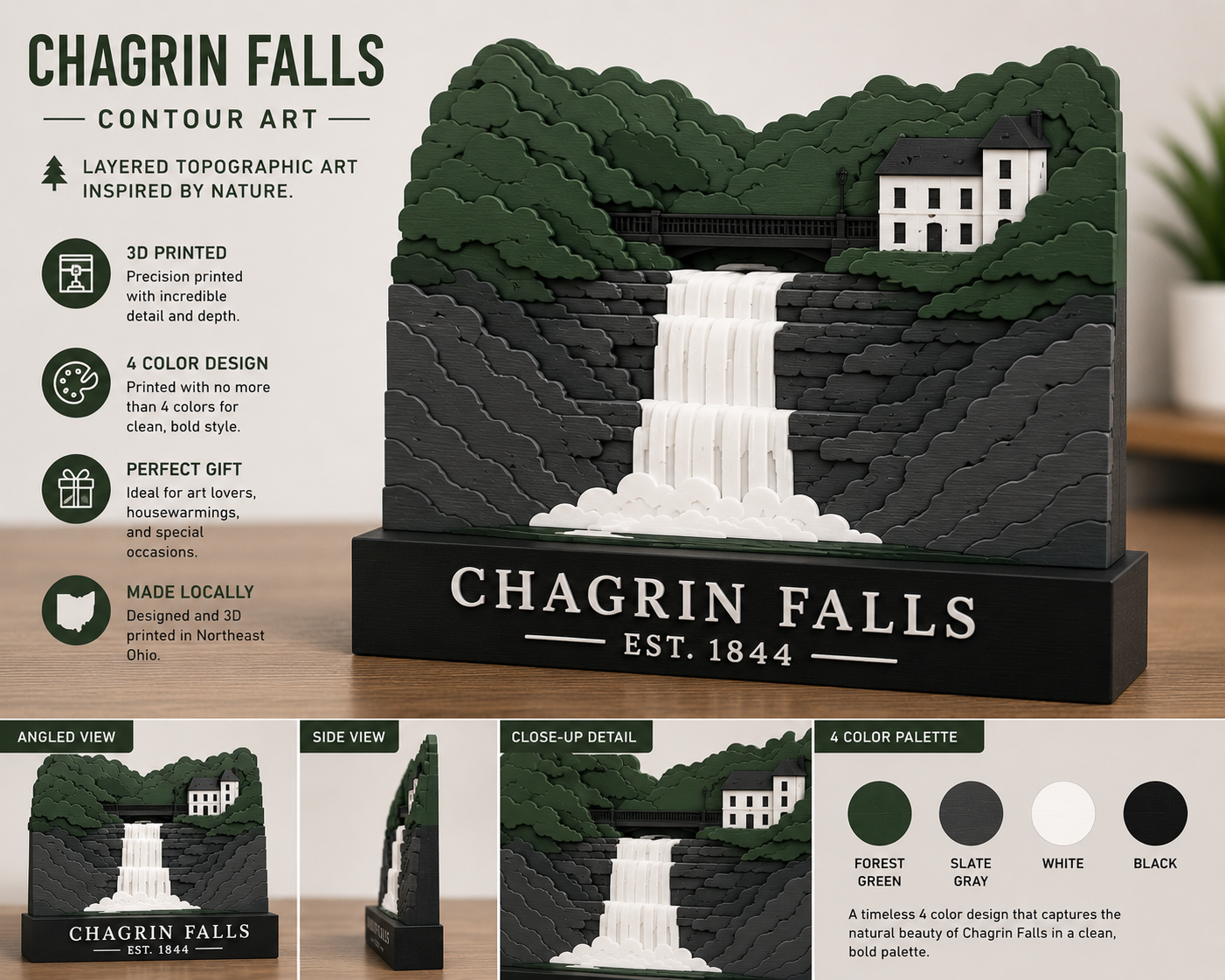 Chagrin Falls custom 3D printing concept